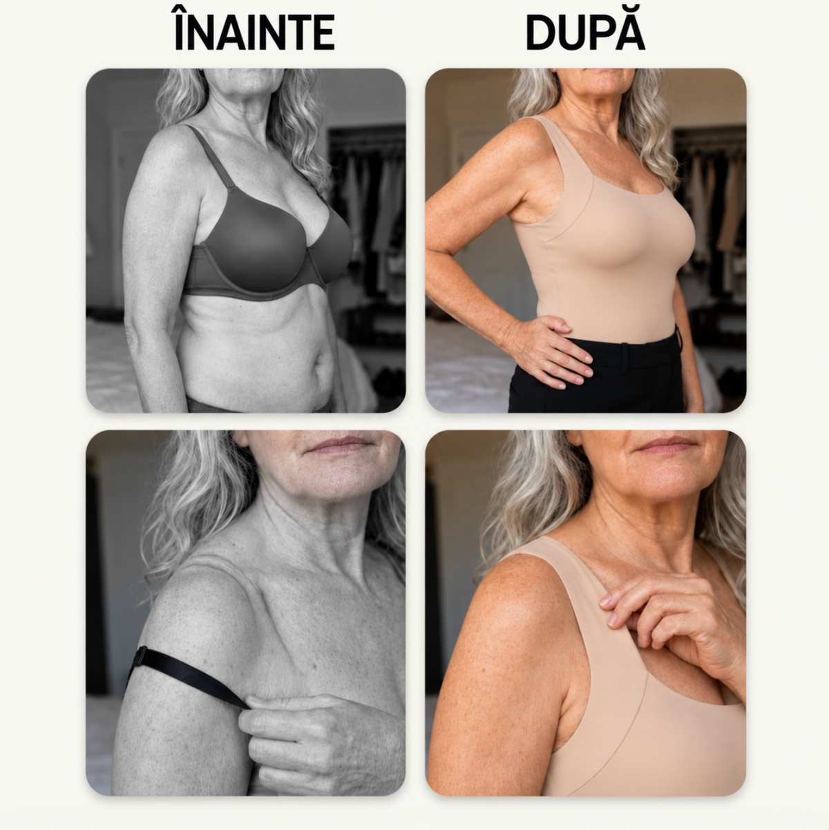Bluză tip maiou cu sutien integrat confortabil