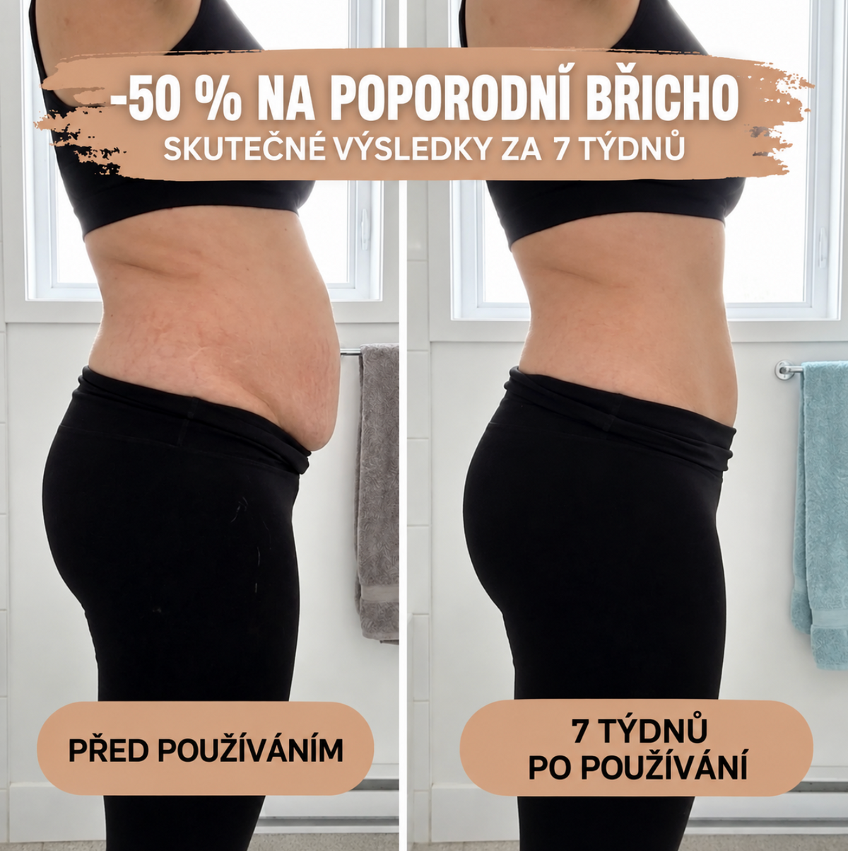 Poporodní kalhotky — 360° komprese