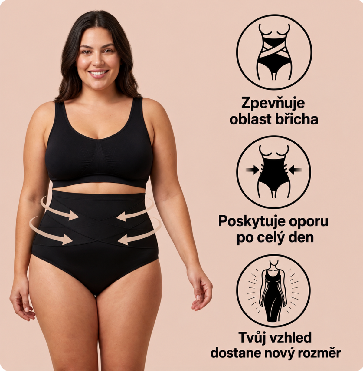 Poporodní kalhotky — 360° komprese